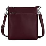 befen Genuine Leather Small Crossbody Purses for Women Travel Cross Body Bags Lightweight with Adjustable Shoulder Strap