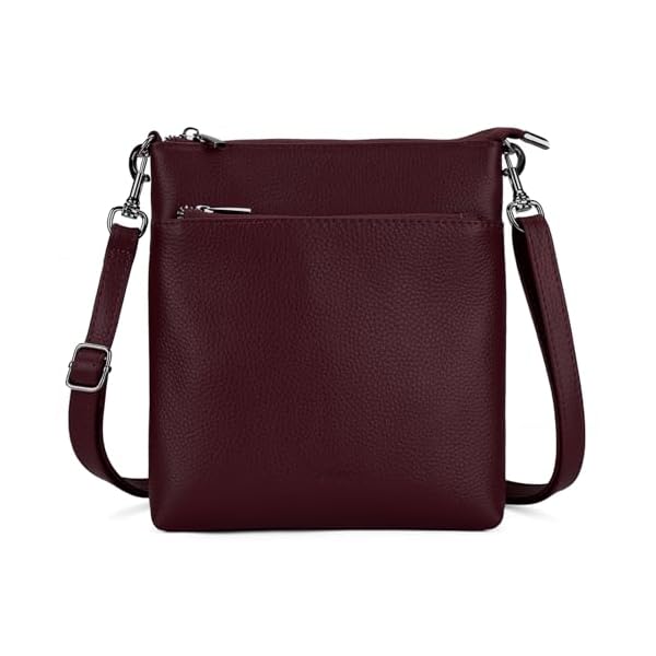 befen Genuine Leather Small Crossbody Purses for Women Travel Cross Body Bags Lightweight with Adjustable Shoulder Strap