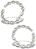 Shields of Strength Women's Love Fitness Bracelet with Mini Luke Dumbbell-Luke 1:37