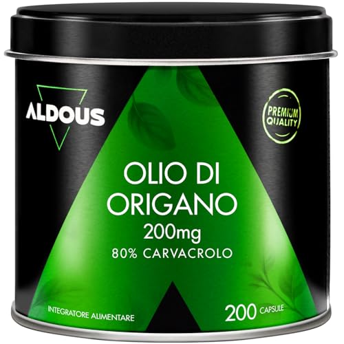 ALDOUS Olio di Origano 200 Capsule