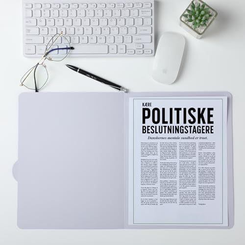 Mr. Pen - Pastas de arquivo, pacote com 6, cores vibrantes, aba de corte 1/6, tamanho carta de pasta