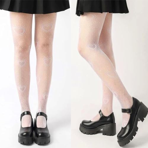 Image of 2-Pack Women's Sparkling Fishnet Stockings - Rhinestone Party Pantyhose