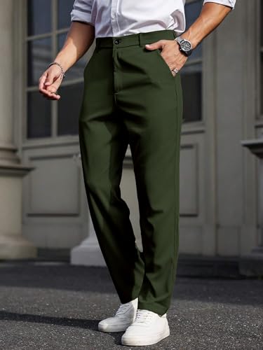 Image of Noble Monk Men's Regular Fit Mid Rise Pants