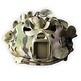 Sable Defense USA - Cordura Helmet Scrim, Camo, Net Cover Ghillie Netting for Hi-Cut Fast, EXFIL, Team Wendy Style Bump Helmet Cover, Made in The USA with Multicam® Cordura