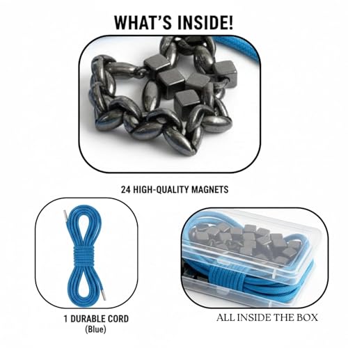 Image of 48Pcs. Magnet Games for Adults | Strategy Magnetic Game | All Ages Board Game for Travel & Home | Toys for Boys 7-14 Years