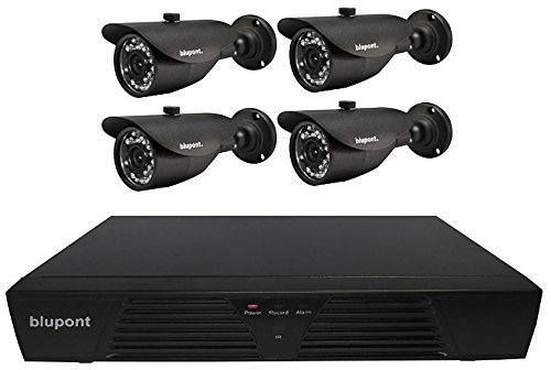 DVR 8CH 4 BULLET CAMERA 500GB HDD KIT KIT-8CH-4B-5-BP By BLUPONT