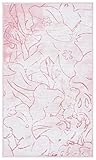 SAFAVIEH Disney Princess Collection Machine Washable Slip Resistant 2'3' x 3'9' Pink/Rose DSN506U Kids Bedroom Nursery Playroom Area Rug