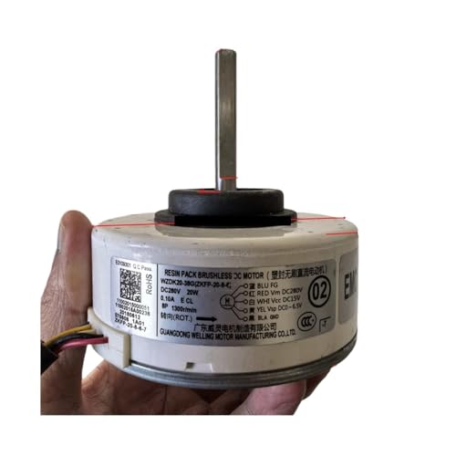DC280V 20W 0.1A 1300r/m WZDK20-38G Inversor De Aire Acondicionado DC-AC Motor Interno Sin Escobillas