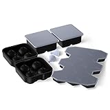 🍸Dimension：Cube shape: 11*4,5 *5cm (ice cube size: 4,5cm in diameter); Ball shape: 12,5*12,5*5cm (ball size: 4,5cm in diameter); Honeycomb shape: 20,5*13,5*2.5cm (ice cube size: 5*4cm in diameter).