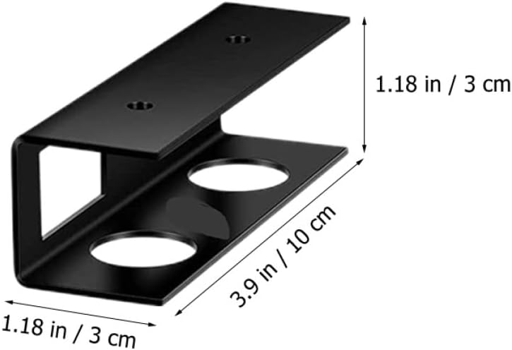 DECHOUS Desk Laptop and Tablet Holder, 3pcs Plastic Storage Rack with Keyboard Tray for Office and Study Room, Black Portable Under-Table Computer Stand image 2