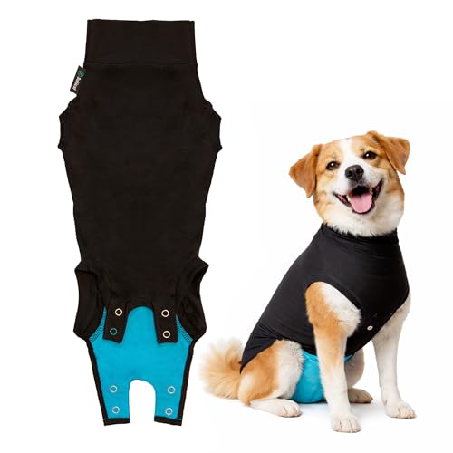 Suitical Recovery Suit Hund, M, Schwarz