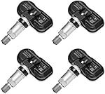 BDFHYK 315MHZ TPMS Tire Sensor Compatible with Ford Lincoln Mazda and Mercury Tire Pressure Monitor System Sensor 6F2Z1A189A, 7L1Z1A189A, Set of 4 Peices