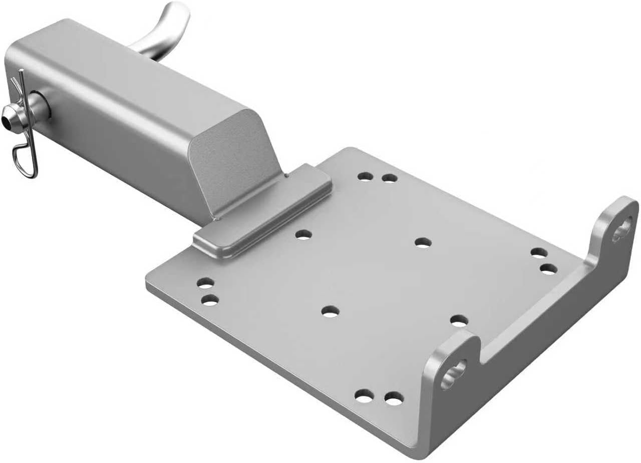 Universal Trailer Hitch Winch Mount, Winch Cradle Mounting Plate with 2" Receiver Fit for ATV UTV