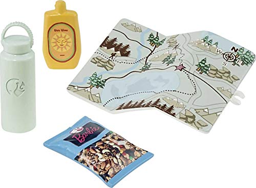 Barbie Hiking Doll, Brunette, With Puppy & 9 Accessories, Including Backpack Pet Carrier, Map, Camera & More, Gift For Kids 3 To 7 Years Old #TOP3