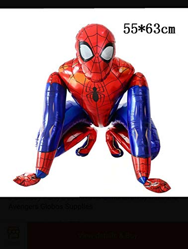 Bcd-Pro Superhero Spiderman 3D Stand Balloon Medium Size For Kid Toddler Birthday Decoration #TOP4