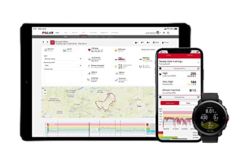 Polar Grit X - Rugged Multisport Gps Smart Watch - Ultra-Long Battery Life, Wrist-Based Heart Rate, Military-Level Durability, Sleep And Recovery, Navigation - Trail Running, Mountain Biking #TOP7