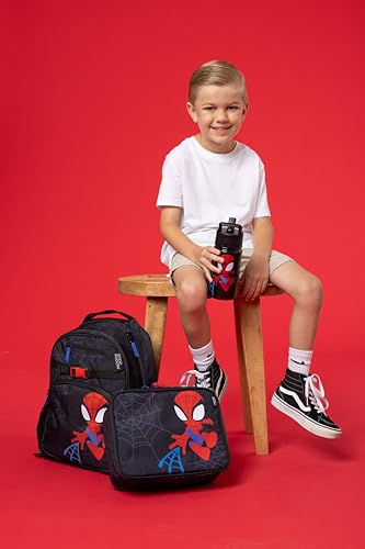 Simple Modern Disney Spiderman Medium Toddler Backpack, Lunch Box and Water Bottle for School, Girls | 3 pc | Spidey Kid2