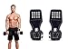 Weight Lifting Grip Hooks by RIMSports with Wrist Protector For Deadlifting & Bodybuilding - Gym Exercise Hand Gloves with Palm Pads That Molds In Shape For Extra Security (Black)