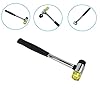 AKORD Rubber Mallet Hammer 25mm Nonslip Grip Dual Mini Rubber and Nylon Head Face #1