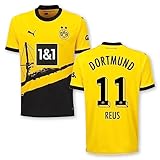 bvb trikot reus kinder 100% Polyester PUMA BVB Heimtrikot Kinder Saison 2023/24, Größe:128, Spielername:Reus