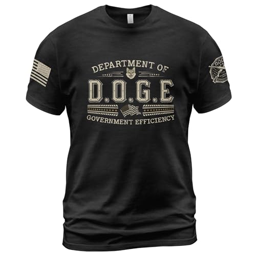 VATANAS Doge Department of Government Efficiency Shirt, Doge Shirts with American Flag, Political...