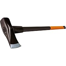 Fiskars Splitting Hammer X46, 2-in-1 Ax and Hammer, Hardened Steel Blade/Glass Fiber ReinForced Plastic Handle, Black/Orange, 1001705, Standard, 92 x 26 x 8 cm