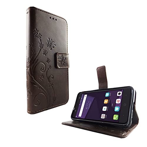 Coque ZTE Blade V8 Lite marron anti-choc protégeant l'écran et vos cartes