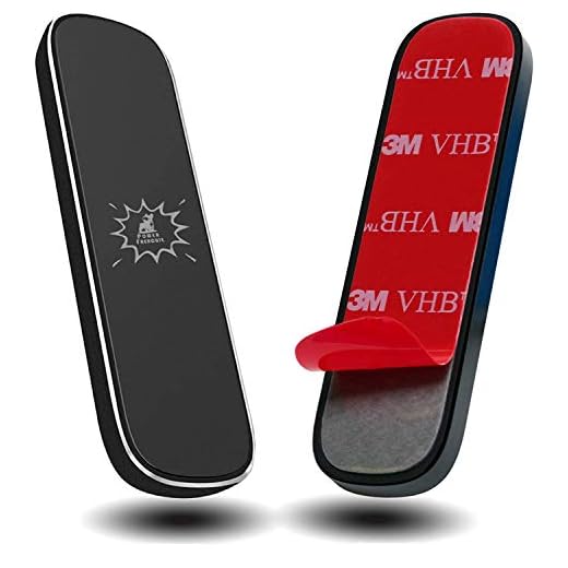 Premium Magnetic Phone Mount | Contains Strongest Magnets on The Market | Sleek Slim Profile | Home, Office, Car | Ultra Strong Peel of Backing | Brought to You by Power Frenchie