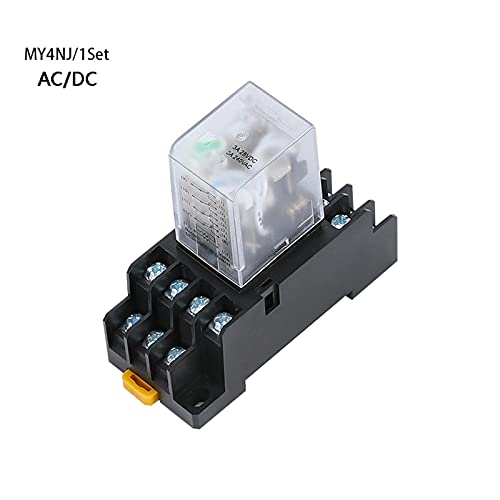 Relais enfichable PYF14A MY4NJ commande DC 24V pour circuit électrique - 2