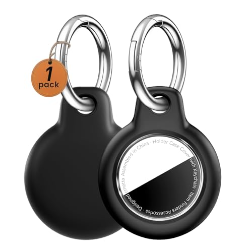 Waterproof AirTag Holder Case with Keychain (4-Pack)