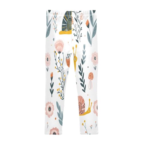 Toddler Girls Leggings Printed Yoga Pants Leggings Snails for Kids2