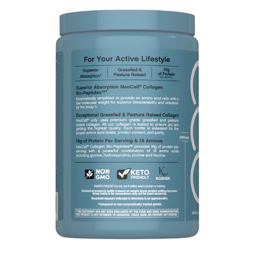 NeoCell Collagen Bio-Peptides Powder 10oz Unflavored Grass-Fed — view 3