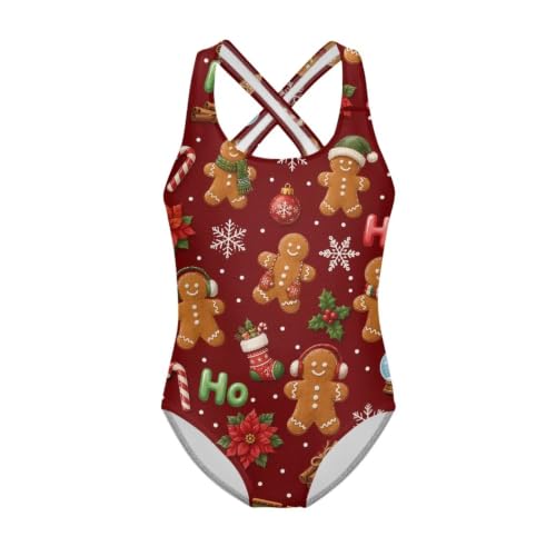 Image of Girls One Piece Cat Swimsuits Quick Dry Cartoon Beach Bathing Suit Crossback Swimwear for Kids 5-14 Years