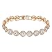 Produktbild Swarovski Una Angelic Armband, Rund, Weiss, Roségold-Legierungsschicht