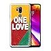 Produktbild Stuff4 Hülle/Case für LG G7 ThinQ/G710 / One Love Poster Muster/Rasta Reggae Kunst Kollektion