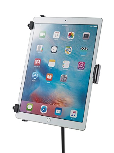 K&M - Konig & Meyer 19790.516.55 - Universal Tablet Ipad Holder For Mic Stand - Switch Landscape To Portrait - Professional Grade For All Musicians - Studio Or Remote Home Use - German Made - Black #TOP6
