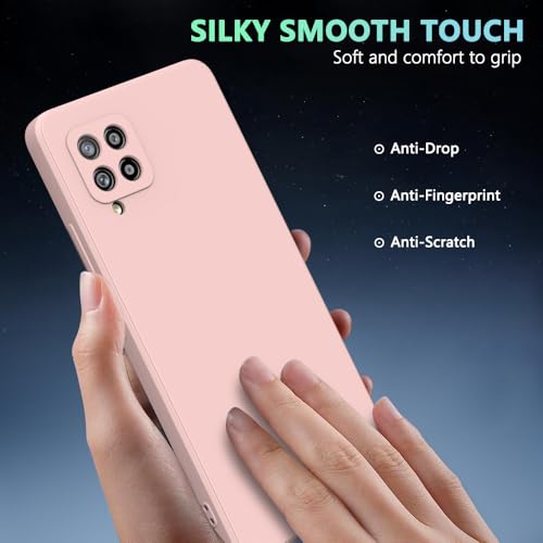 Image of for Samsung Galaxy A42 Case Pink, Scratch Resistant with Soft Touch, Slim Thin Phone Cover for Samsung Galaxy A42