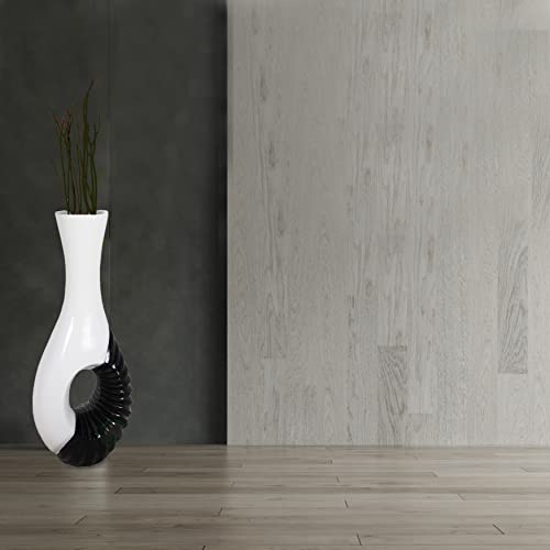 Tall Floor Vase, Black And White Large Floor Vase, 43 Inch Vase, Tall Vase For Home Décor, Interior Decoration, Modern Floor Vase, Tall Vases For Floor #TOP6