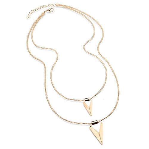 Jovono Boho Choker Necklaces Layered Star Pendant Necklace Chain Rhinestone Necklace Chain Jewelry For Women And Girls (Set G) #TOP1