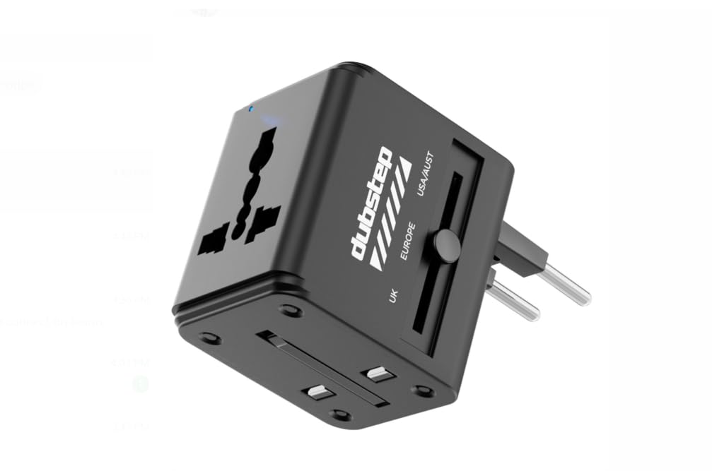 Dubstep Voyager Travel Adapter - Universal Worldwide Charger -1