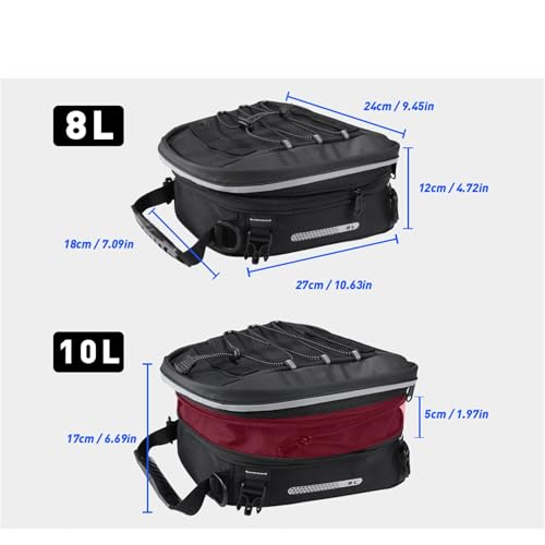 Bolsa para asiento trasero de motocicleta ideal para viajes y rutas en tu G310GS 3