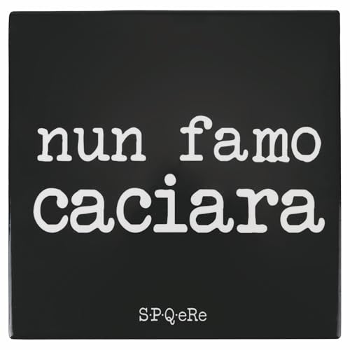 Set mit 3 dekorativen Fliesen 20 x 20 cm aus Keramik, Unterseite aus Kork, S.P.Q.eRe