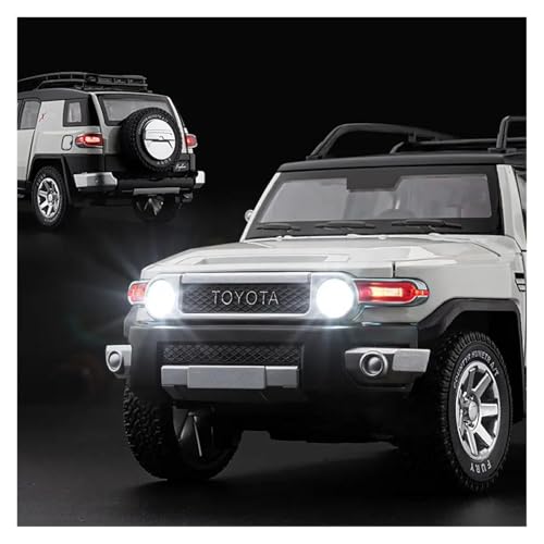 Modelo a escala 1:24 Toyota FJ Cruiser metal azul miniatura 6