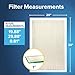 Filtrete 20x30x1 AC Furnace Air Filter, MERV 8, MPR 700, Tough on Pollen, Easy on Airflow, 3-Month Pleated 1-Inch Electrostatic Air Cleaning Filter, 4-Pack (Actual Size 19.880 x 29.880 x 0.8125 in )
