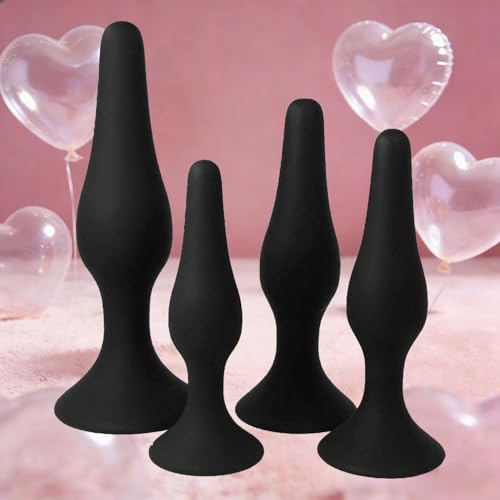 Genérico K1H- Artículos Estancos De Silicona Negra Para Usar Con Tu Pareja (4 Piezas)