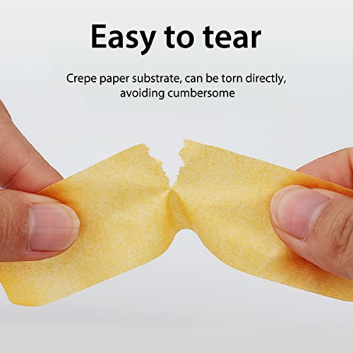 Tslinc 4 Rolls Fine Line Tape, Thin Masking Tape In 1/16, 1/8, 1/4 And 1/2 Inch Wide X 52 Yard, Fineline Masking Tape Painters Automotive Masking Tape For Diy Car Auto Paint Art(Yellow) #TOP4