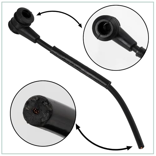 AERZETIX - C73132 - Zündkabel für Kettensägenkerze - kompatibel mit Husqvarna, Alpina, Dolmar, Echo, Jonsered, Stihl, Makita