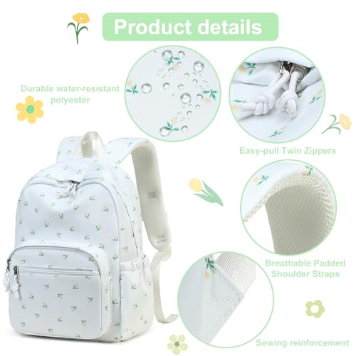 Image of Girls Backpack for Kids Elementary Bookbag Girly School bag Children Laptop Bag