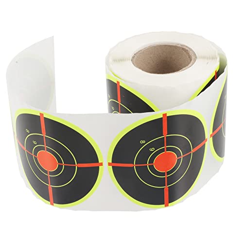 iplusmile Autocollants pour Cibles De Tir 7,6 Cm Papier Fluorescent De 200 Étiquettes Rondes Autocollantes Accessoires De Tir Sportif pour Entraînement