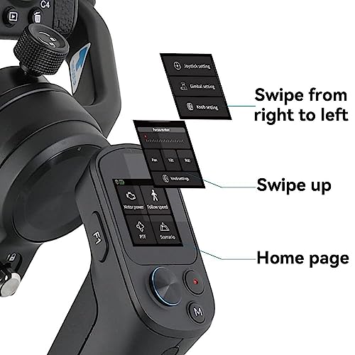 Feiyutech Scorp Gimbal Stabilizer For Dslr And Mirrorless Cameras, 3-Axis Lightweight Camera Gimbal Max 5.5Lbs For Sony, Canon, Lumix, Nikon, Fujifilm, 1.3" Touch Screen Control - No Case #TOP2